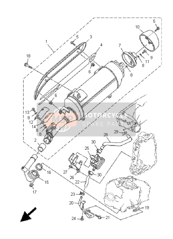 5RU148821000, Durite 2, Yamaha, 0